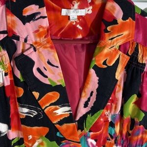 Erin bright floral jacket